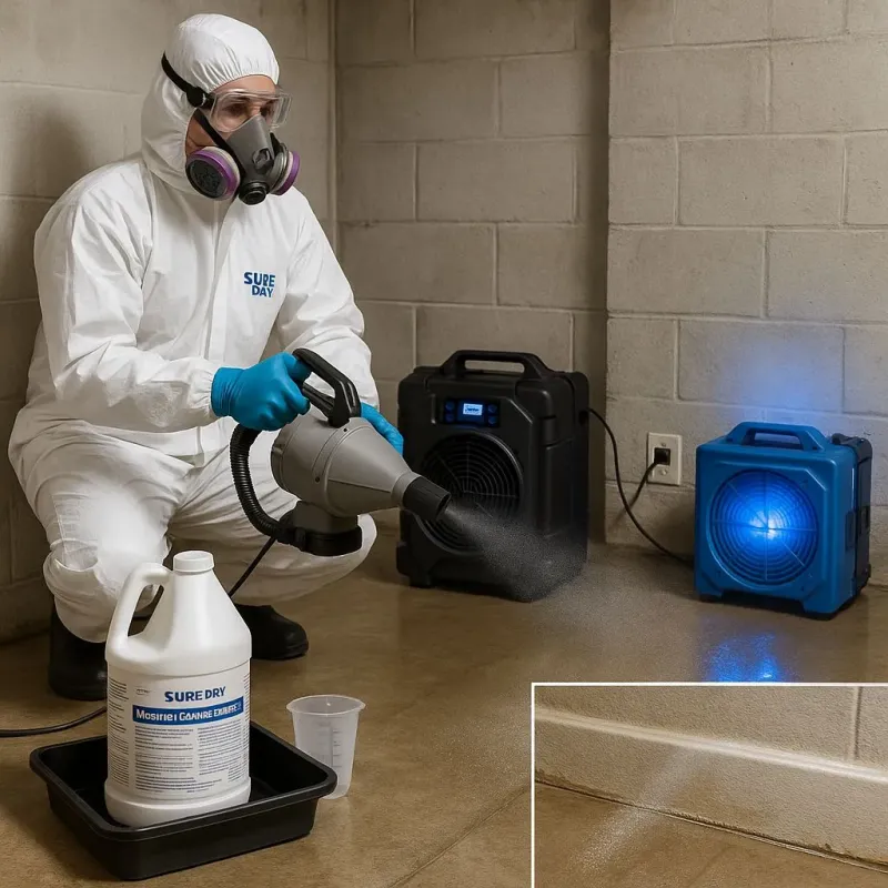 Sanitization and Odor Removal process in Burnsville, MN