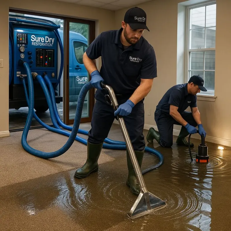 Water Extraction and Removal process in Burnsville, MN